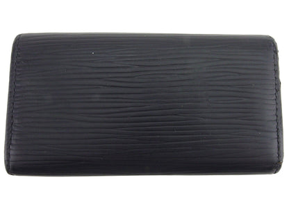 LOUIS VUITTON Key case Key holder M63822 Black gold Multicles4