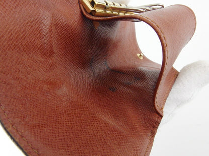 LOUIS VUITTON Key case Key holder M62631 Brown beige gold Multicles4