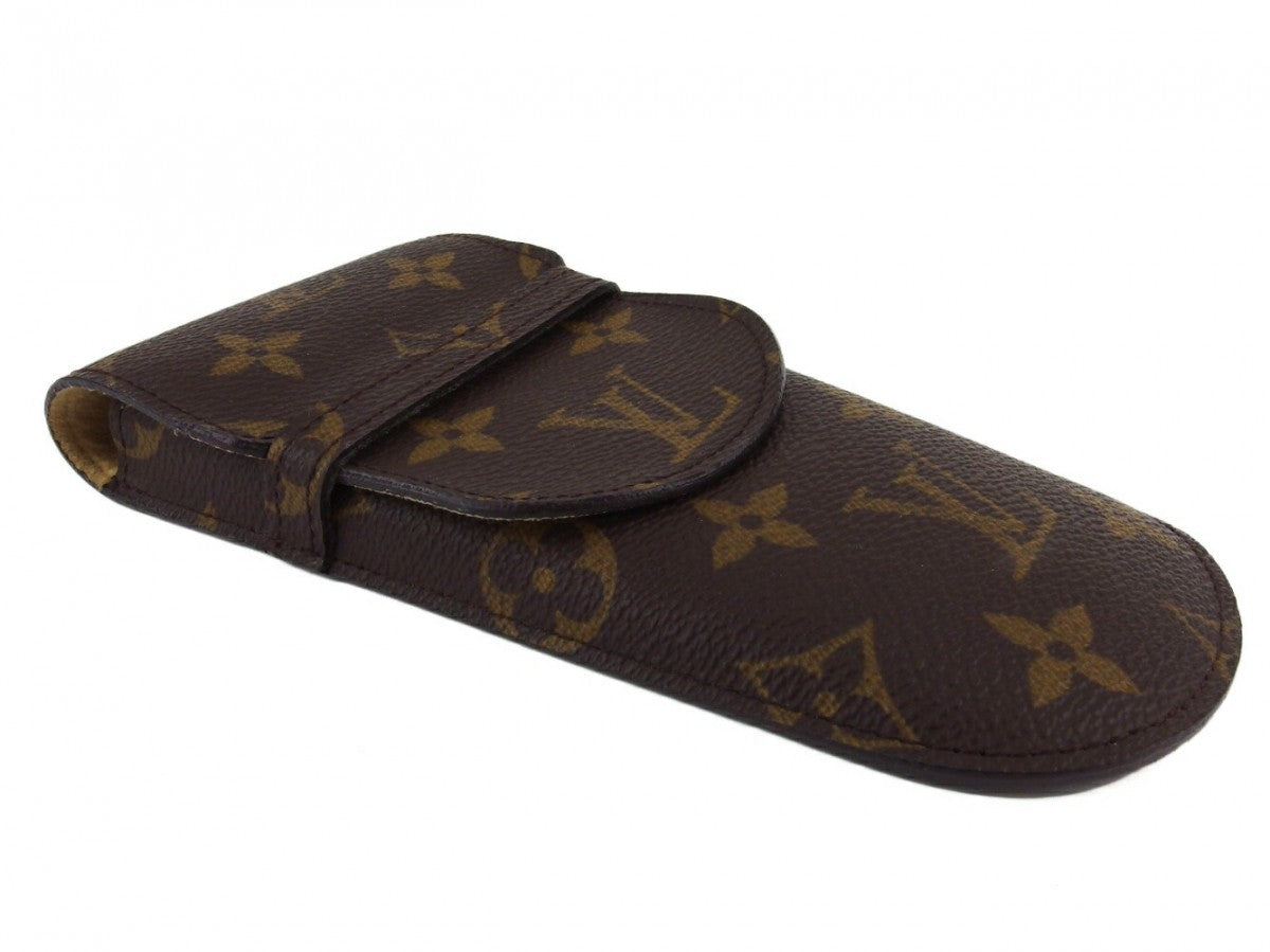 LOUIS VUITTON glasses case M62970 Brown beige Etui lunet mule