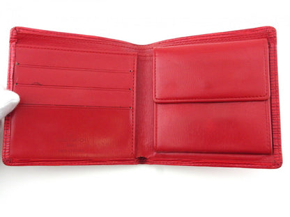 LOUIS VUITTON Bifold Wallet M63547 Red Porte Billets Cartes Crdit Monet