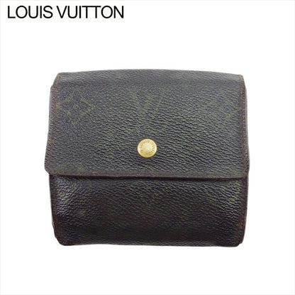 LOUIS VUITTON Bifold Wallet M61652 Brown Porte Monnaie Billets Cartes Credit