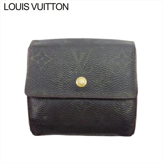 LOUIS VUITTON Bifold Wallet M61652 Brown Porte Monnaie Billets Cartes Credit