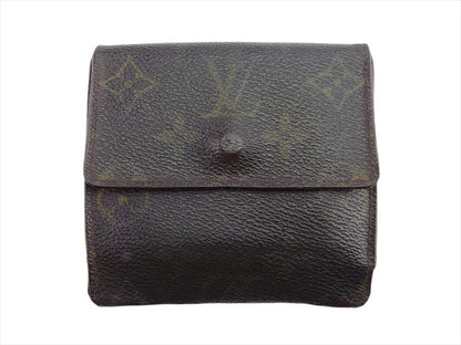 LOUIS VUITTON Bifold Wallet M61652 Brown Porte Monnaie Billets Cartes Credit