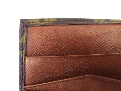 LOUIS VUITTON Bifold Wallet Dark brown brown