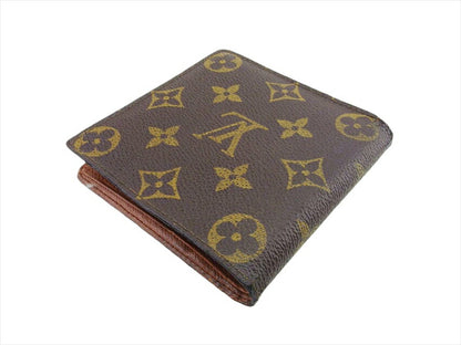 LOUIS VUITTON Bifold Wallet M61665 Brown Porte Billets Cartes Crdit Monet
