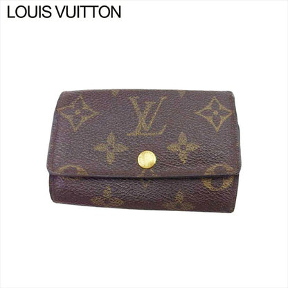 LOUIS VUITTON Key case Key holder M62630 Brown beige gold Multicles6