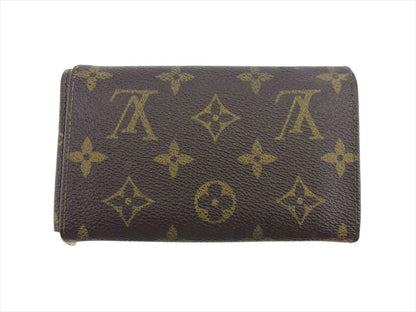 LOUIS VUITTON Long Wallet Purse M61730 Brown beige gold Porte Monnaie-Viet-Trésors (old)
