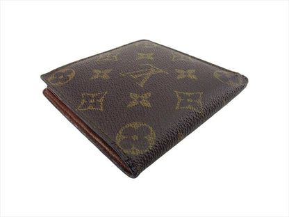 LOUIS VUITTON Bifold Wallet M61665 Brown beige Porte Billets Cartes Crdit Monet