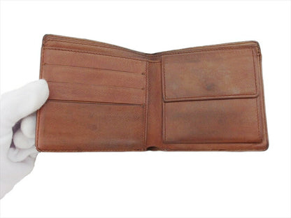LOUIS VUITTON Bifold Wallet M61665 Brown beige Porte Billets Cartes Crdit Monet