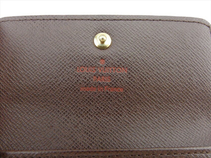 LOUIS VUITTON Key case Key holder N62631 Brown beige gold Multicles4