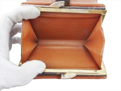 LOUIS VUITTON Bifold Wallet M61663 Brown beige gold Portonevie Vienova