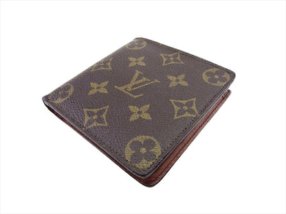 LOUIS VUITTON Bifold Wallet M61665 Brown beige Porte Billets Cartes Crdit Monet