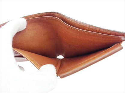 LOUIS VUITTON Bifold Wallet M61665 Brown beige Porte Billets Cartes Crdit Monet
