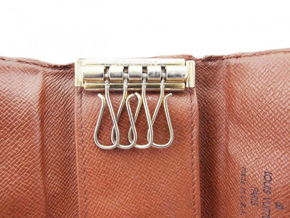 LOUIS VUITTON Key case Key holder M62631 Brown Multicles4