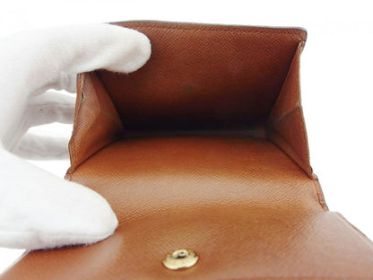 LOUIS VUITTON Bifold Wallet M61652 Brown Porte Monnaie Billets Cartes Credit