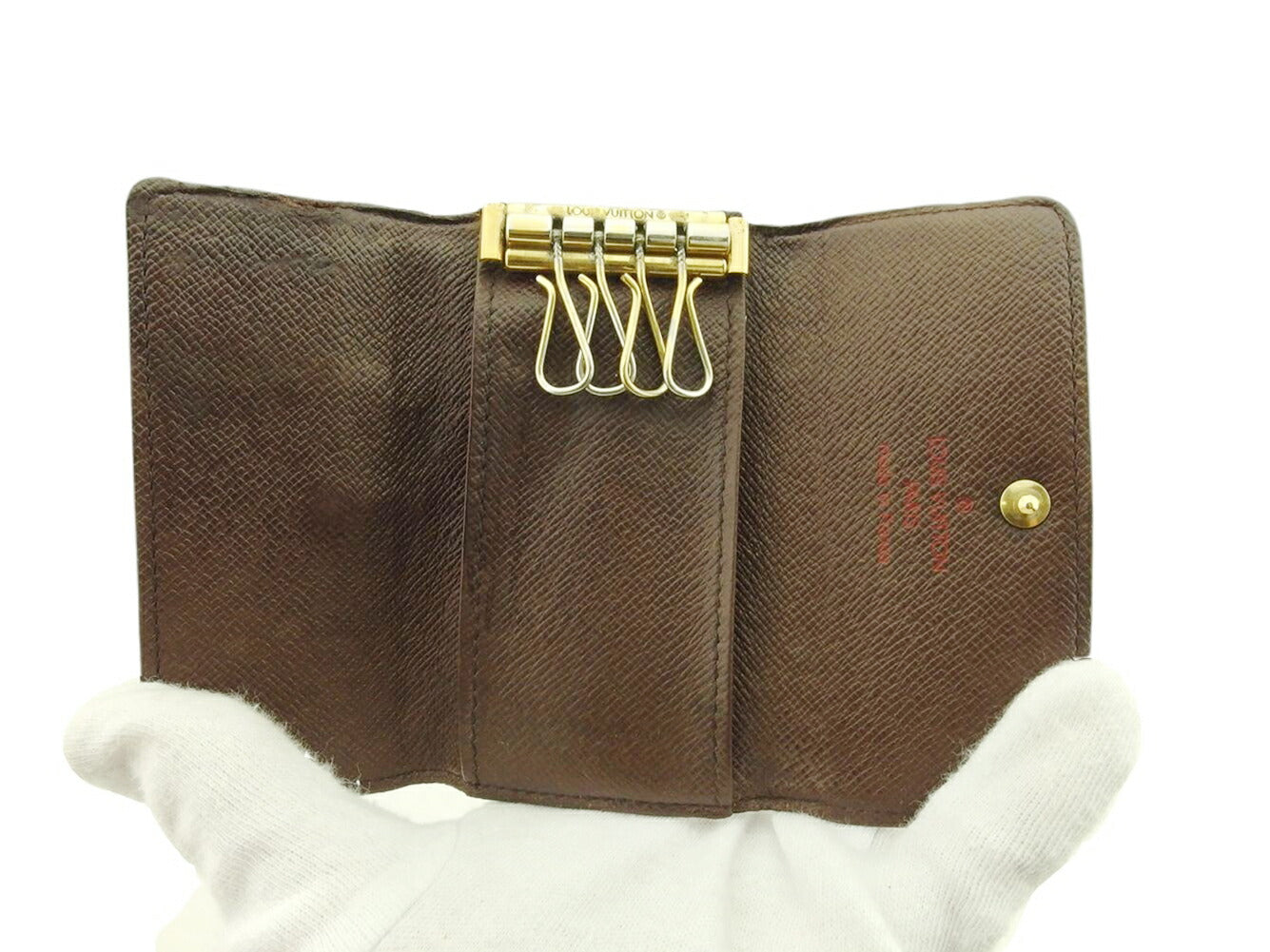 LOUIS VUITTON Key case Key holder N62631 Ebene (brown type) Multicles4