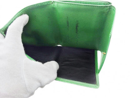LOUIS VUITTON Bifold Wallet M63484 Borneo Green Porte Monnaie Billets Cartes Credit