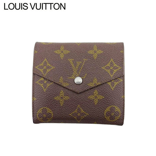 LOUIS VUITTON Bifold Wallet Brown Portonebi (old type)