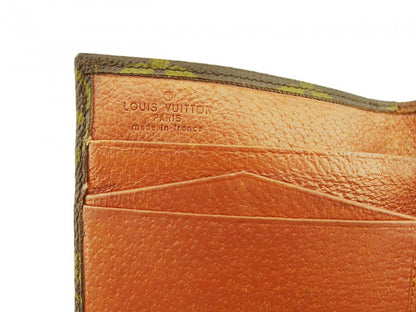 LOUIS VUITTON Bifold Wallet Brown Portonebi (old type)