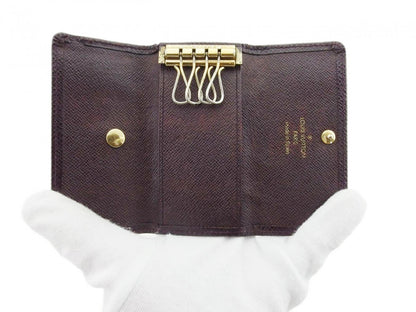 LOUIS VUITTON Key case Key holder M30526 Acajou (brown type) Multicles4