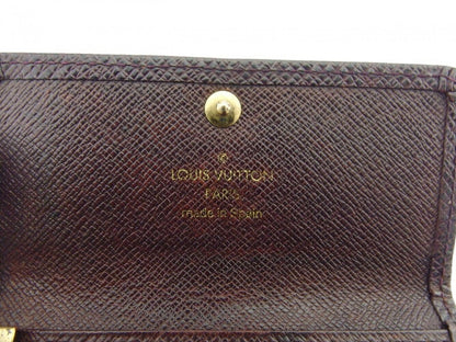 LOUIS VUITTON Key case Key holder M30526 Acajou (brown type) Multicles4