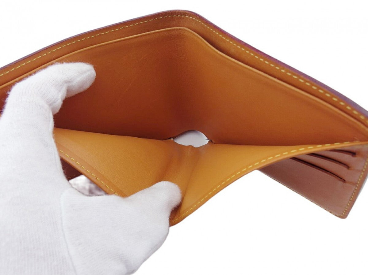 LOUIS VUITTON Bill Compartment M85015 Taba (Brown) Porto Pierre 6Cartes Crdit