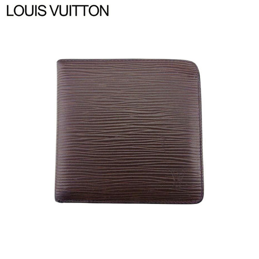 LOUIS VUITTON Bifold Wallet M6354D Brown Porte Billets Cartes Crdit Monet