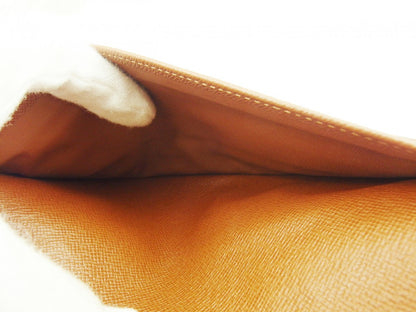 LOUIS VUITTON Long Wallet Purse M61215 Brown beige gold Porte Tresor International