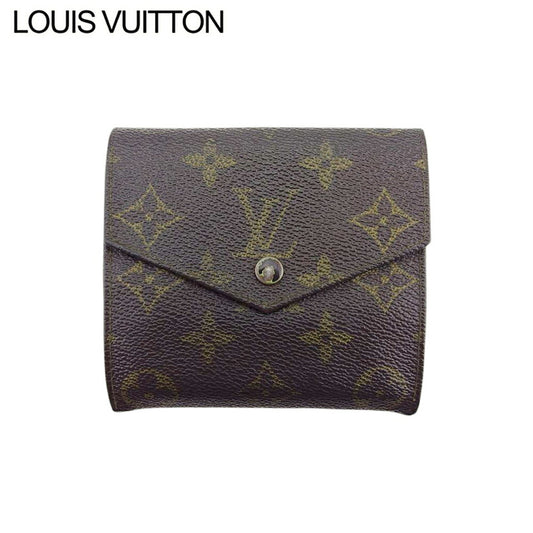 LOUIS VUITTON Bifold Wallet M61660 Brown beige gold Portonebi (old type)