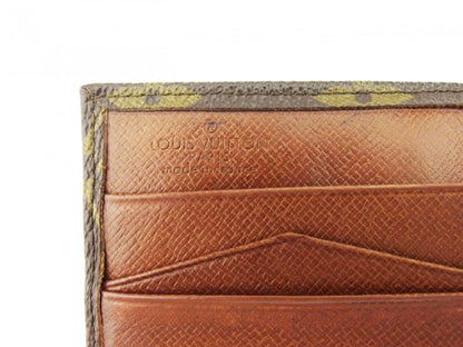 LOUIS VUITTON Bifold Wallet M61660 Brown beige gold Portonebi (old type)