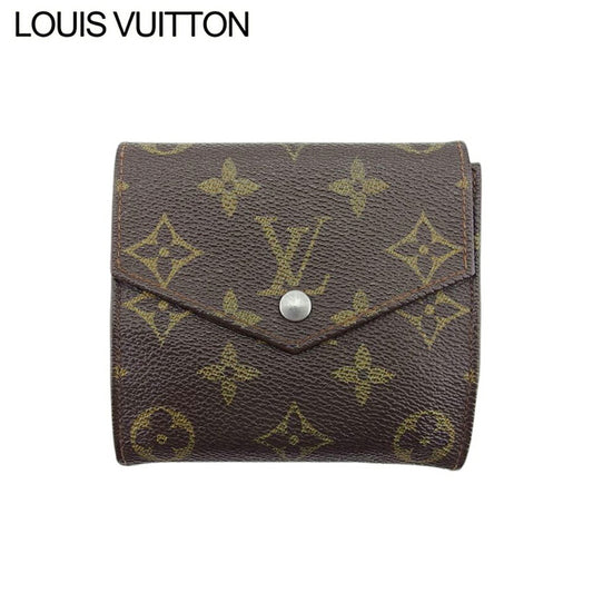 LOUIS VUITTON Bifold Wallet M61660 Brown beige gold Portonebi (old type)