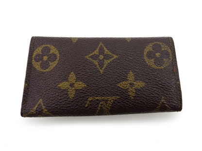 LOUIS VUITTON Key case Key holder M62631 Brown beige gold Multicles4