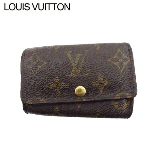 LOUIS VUITTON Key case Key holder M62630 Brown beige gold Multicles6