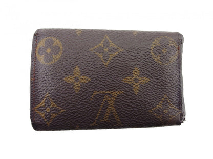 LOUIS VUITTON Key case Key holder M62630 Brown beige gold Multicles6