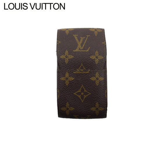 LOUIS VUITTON Cigarette case M63024 Brown beige gold Etui cigarette