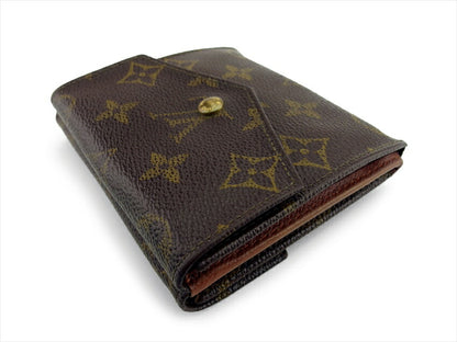 LOUIS VUITTON Bifold Wallet M61660 Brown beige gold Portonebi (old type)