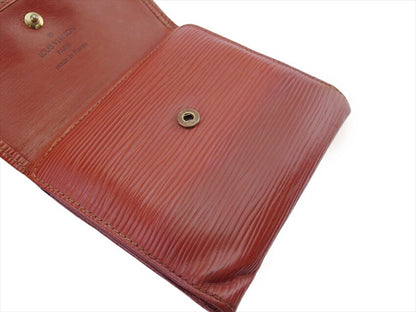 LOUIS VUITTON Bifold Wallet M06093 Kenya Brown Portefeuille Elise