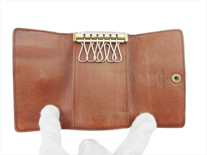 LOUIS VUITTON Key case Key holder M62630 Brown Multicles6