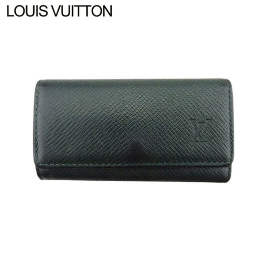 LOUIS VUITTON Key case Key holder M30524 Green gold Multicles4