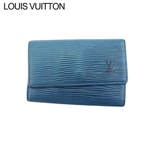 LOUIS VUITTON Key case Key holder blue
