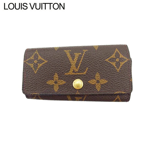 LOUIS VUITTON Key case Key holder Brown