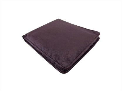 LOUIS VUITTON Bill Compartment Acajou Brown Purple Porte BilletsCartes Crdit