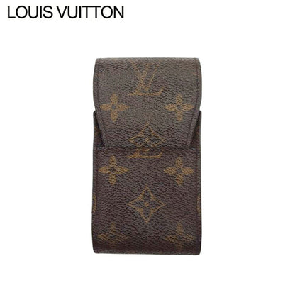 LOUIS VUITTON Cigarette case Brown light brown Etui