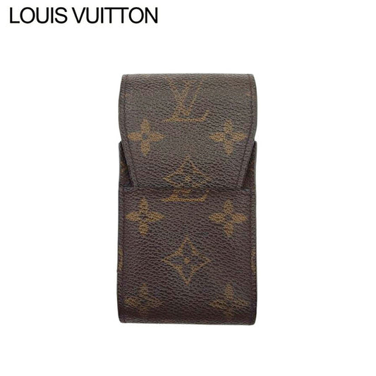 LOUIS VUITTON Cigarette case Brown light brown Etui