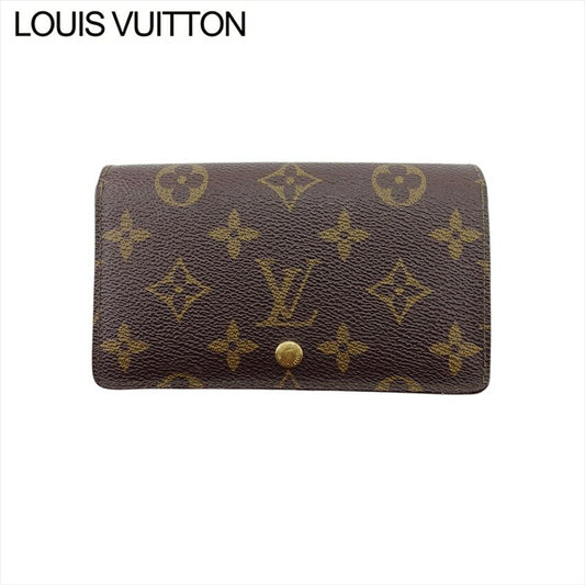 LOUIS VUITTON Long Wallet Purse M61736 Brown Portefeuille Tresor