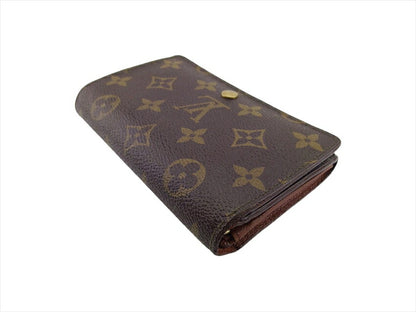 LOUIS VUITTON Long Wallet Purse M61736 Brown Portefeuille Tresor