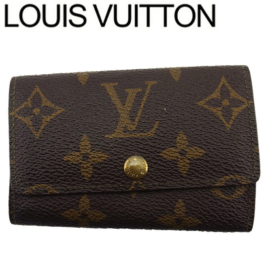 LOUIS VUITTON Key case Key holder M62630 Brown beige gold Multicles6