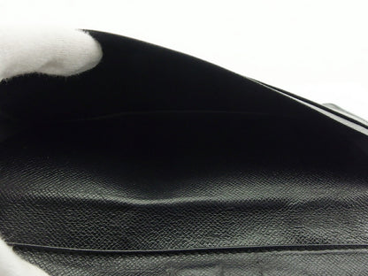 LOUIS VUITTON Bill Compartment M63212 black Porto Cartes Cridit Yen