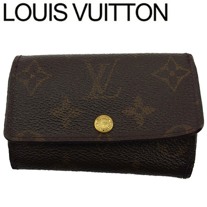 LOUIS VUITTON Key case Key holder M62630 Brown beige gold Multicles6