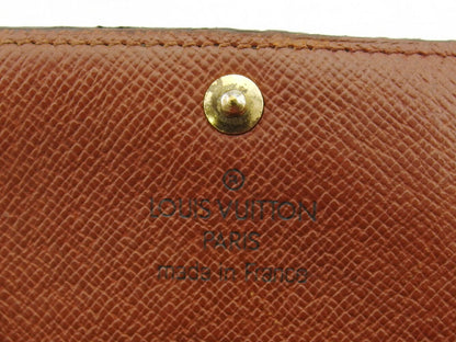 LOUIS VUITTON Key case Key holder M62630 Brown beige gold Multicles6